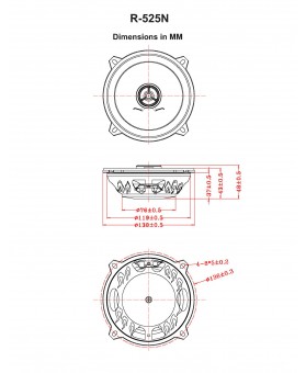 5.25-Inch Door Speakers - 80watts