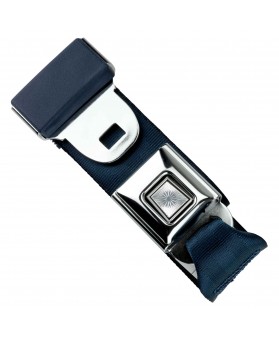 Push Button Lap Belt Dark Blue